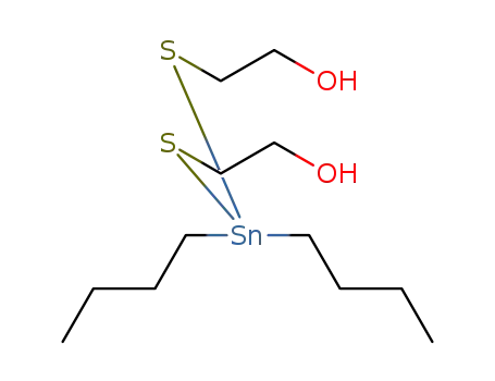 Molecular Structure of 3026-81-1 (2,2'-[(dibutylstannylene)bis(thio)]diethanol)