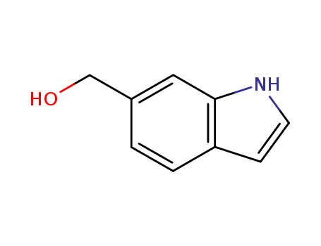 Molecular Structure of 1075-26-9 (6-HYDROXYMETHYLINDOLE)