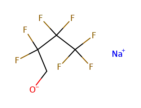Molecular Structure of 812-42-0 (1-Butanol, 2,2,3,3,4,4,4-heptafluoro-, sodium salt)