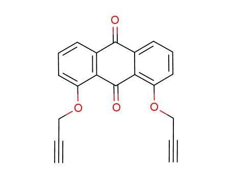 Molecular Structure of 1182282-39-8 (1,8-bis(prop-2-ynyloxy)anthracene-9,10-dione)