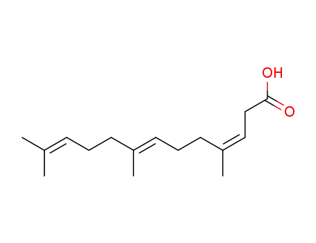 Molecular Structure of 80183-39-7 (3,7,11-Tridecatrienoic acid, 4,8,12-trimethyl-, (Z,E)-)
