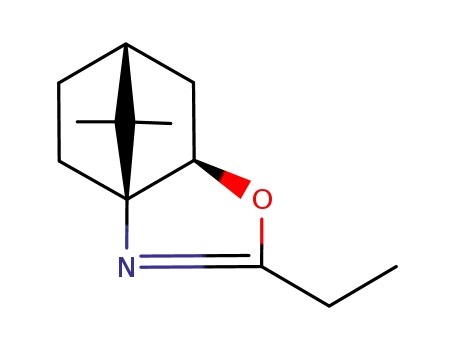 Molecular Structure of 292039-09-9 (4H-3a,6-Methanobenzoxazole,2-ethyl-5,6,7,7a-tetrahydro-8,8-dimethyl-,(3aS,6R,7aR)-(9CI))