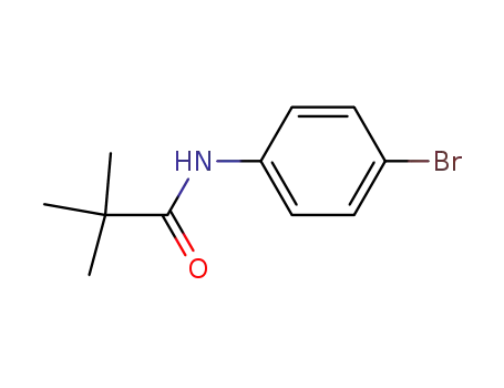 Molecular Structure of 24109-06-6 (N-(4-bromophenyl)-2,2-dimethylpropanamide)