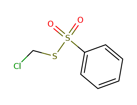 Molecular Structure of 113975-44-3 (Benzenesulfonothioic acid, S-(chloromethyl) ester)