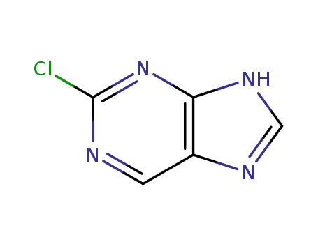 Molecular Structure of 1681-15-8 (2-Chloropurine)