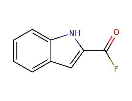 Molecular Structure of 114085-25-5 (1H-Indole-2-carbonyl fluoride (9CI))
