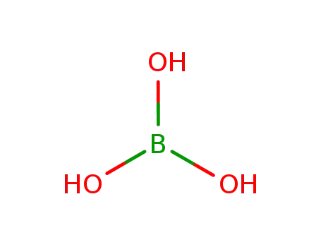 Molecular Structure of 14635-83-7 (SASSOLITE)