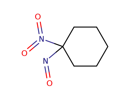 Molecular Structure of 14296-14-1 (1-nitro-1-nitrosocyclohexane)