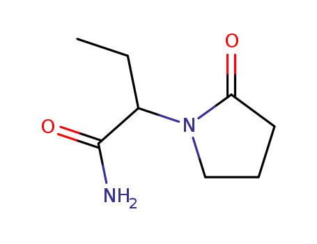 Molecular Structure of 33996-58-6 (Etiracetam)