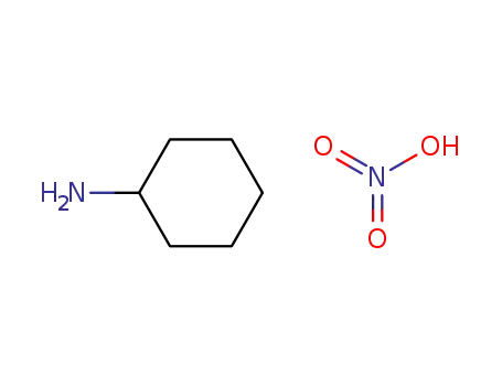 Molecular Structure of 6941-45-3 (cyclohexanamine; dihydroxy-oxo-azanium)