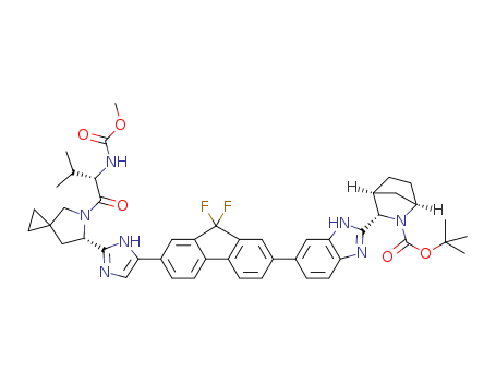(1R,3S,4S)-3-[6-[9,9-DIFLUORO-7-[2-[(6S)-5-[(2S)-2-[(METHOXYCARBONYL)AMINO]-3-METHYL-1-OXOBUTYL]-5-AZASPIRO[2.4]HEPT-6-YL]-1H-IMIDAZOL-5-YL]-9H-FLUOREN-2-YL]-1H-BENZIMIDAZOL-2-YL]-2-AZABICYCLO[2.2.1]H