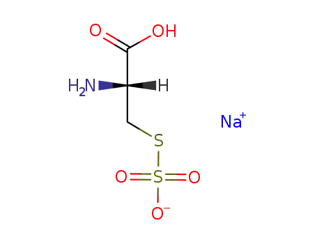Molecular Structure of 7381-67-1 (H-CYS(SO3H)-OH SODIUM SALT)