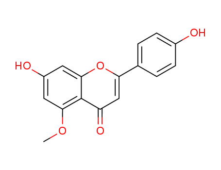 Molecular Structure of 29376-68-9 (5-O-METHYLAPIGENIN)