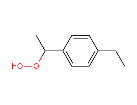 Molecular Structure of 61750-19-4 (Hydroperoxide, 1-(4-ethylphenyl)ethyl)