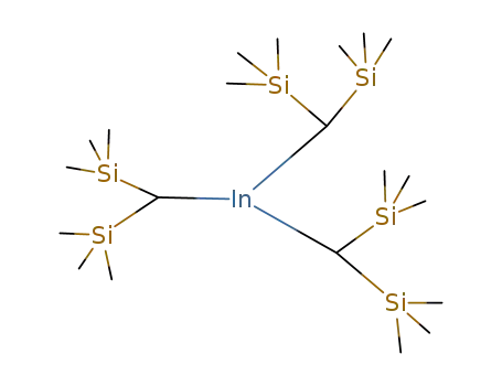 Molecular Structure of 70575-34-7 (Indium, tris[bis(trimethylsilyl)methyl]-)