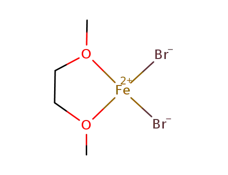 Molecular Structure of 99611-53-7 (iron(II) bromide dimethoxyethane adduct)
