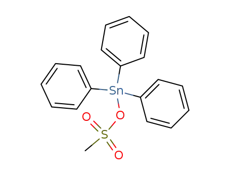 Molecular Structure of 13302-08-4 ([(Methylsulfonyl)oxy]triphenylstannane)
