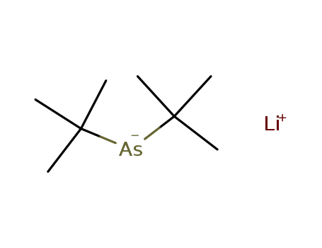 Molecular Structure of 19966-87-1 (Arsine, bis(1,1-dimethylethyl)-, lithium salt)
