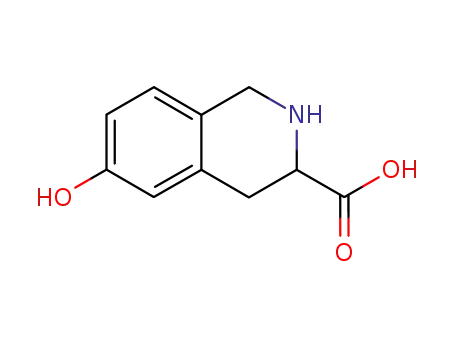 Molecular Structure of 134388-87-7 (6-HYDROXY-1,2,3,4-TETRAHYDRO-3-ISOQUINOLINECARBOXYLIC ACID HYDRATE)