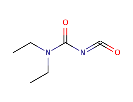 Molecular Structure of 40797-42-0 (diethylcarbamoyl isocyanate)