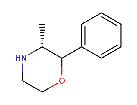 57919-12-7,Dexphenmetrazine,(+/-)-trans-3-Methyl-2-phenyl-morpholin;DL-3-Methyl-2-phenyl-morpholin;phenmetrazine;3-methyl-2-phenyl-morpholine;