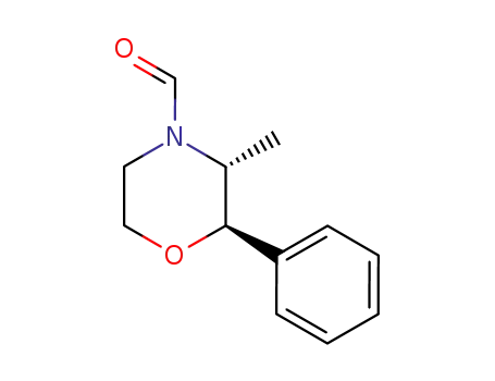 4-Morpholinecarboxaldehyde, 3-methyl-2-phenyl-, trans-