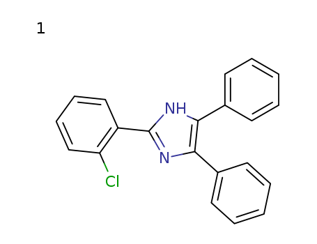 1H-Imidazole,2-(2-chlorophenyl)-4,5-diphenyl-, dimer(6143-80-2)