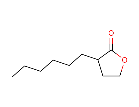 Molecular Structure of 18436-37-8 (ALPHA-HEXYL-GAMMA-BUTYROLACTONE)