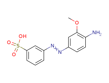 Benzenesulfonic acid,3-[2-(4-amino-3-methoxyphenyl)diazenyl]-
