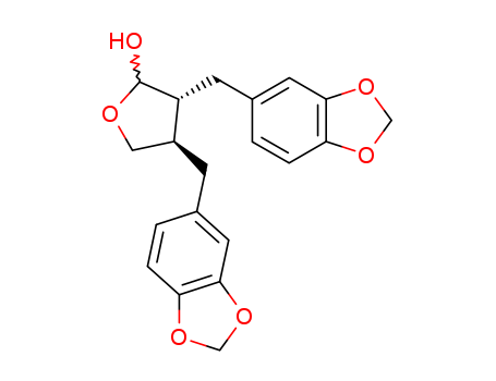 2-Furanol,3,4-bis(1,3-benzodioxol-5-ylmethyl)tetrahydro-, (2S,3R,4R)-