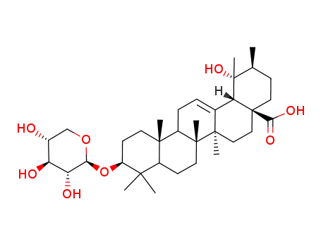 Molecular Structure of 35286-59-0 (Ziyuglycoside II)