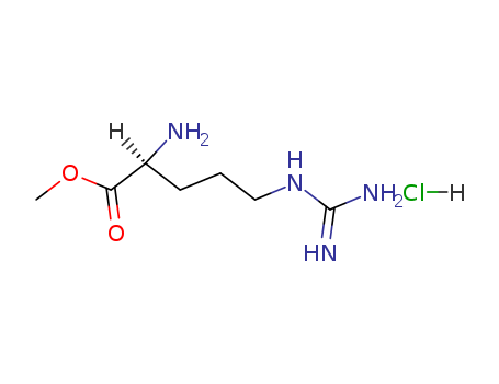 26340-89-6,Methyl L-argininate dihydrochloride,Arginine,methyl ester, dihydrochloride, L- (7CI,8CI);Arginine methyl ester dihydrochloride;H-Arg-OMe·2HCl;H-Arg-Ome.2HCl;