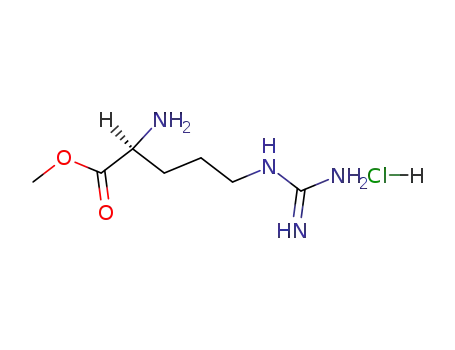 Molecular Structure of 26340-89-6 (Methyl L-argininate dihydrochloride)