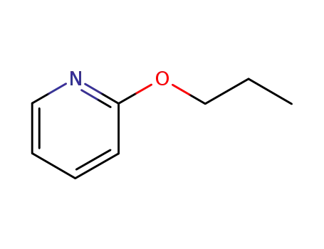 Molecular Structure of 101870-22-8 (Pyridine, 2-propoxy- (6CI,9CI))