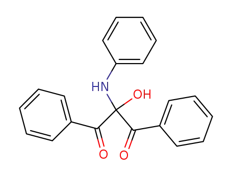 Molecular Structure of 37596-06-8 (2-anilino-2-hydroxy-1,3-diphenyl-propane-1,3-dione)