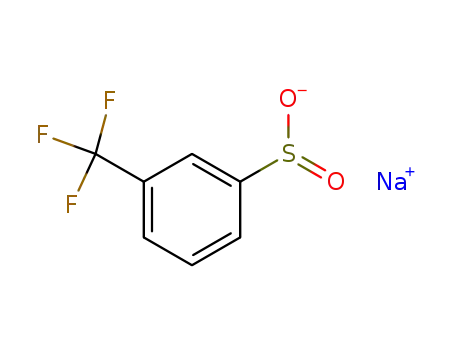 Molecular Structure of 118849-61-9 (3-trifluoromethylphenyl sulfinic acid sodium salt)