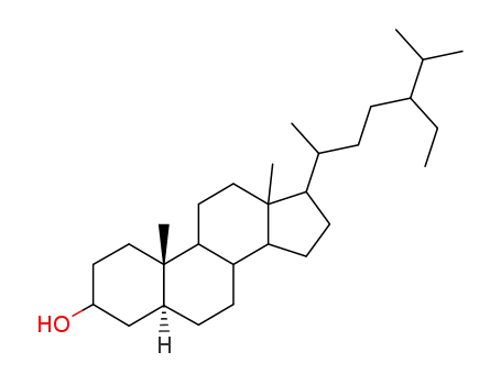 Molecular Structure of 387-80-4 ((3beta,5beta)-stigmastan-3-ol)