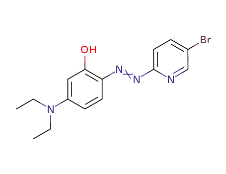 Molecular Structure of 14337-53-2 (2-(5-BROMO-2-PYRIDYLAZO)-5-(DIETHYLAMINO)PHENOL)