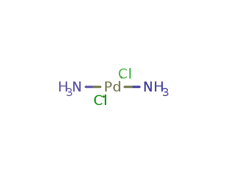 Molecular Structure of 15684-18-1 (diamminedichloropalladium)