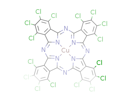Copper,[1,2,3,4,8,9,10,11,15,16,17,18,22,23,24,25-hexadecachloro-29H,31H-phthalocyaninato(2-)-kN29,kN30,kN31,kN32]-, (SP-4-1)-(14832-14-5)