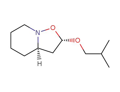 Molecular Structure of 119204-12-5 (2-isobutoxyhexahydroisoxazolo<2,3-a>-pyridine)