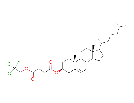 5-cholesten-3β-ol 3-<4-(2,2,2-trichloroethoxy)-4-oxobutanoate>