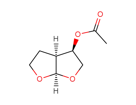 Molecular Structure of 162119-35-9 (3-acetoxy-(3R,3αS,6αR)-bis-tetrahydrofuran)