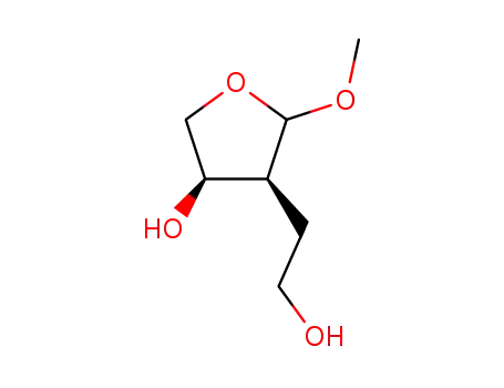 (3S,4R)-Tetrahydro-4-hydroxy-2-methoxy-3-furanethanol
