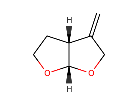 Molecular Structure of 109789-17-5 (cis-Hexahydro-3-methylene-furo[2,3-b]furan)