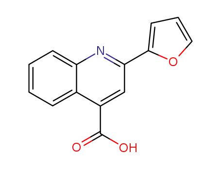 Molecular Structure of 20146-25-2 (2-(2-FURYL)-4-QUINOLINECARBOXYLIC ACID)