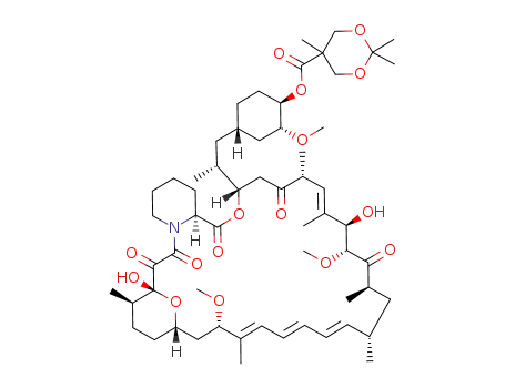Molecular Structure of 162635-03-2 (Temsirolimus Acetonide)