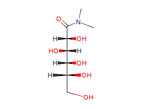 Molecular Structure of 13096-65-6 (N,N-dimethyl-D-gluconamide)