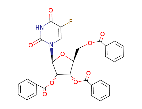 5-FLUORO-1-(2'', 3'', 5''-TRI-O-BENZOYL-β-L-RIBOFURANOSYL)URACIL