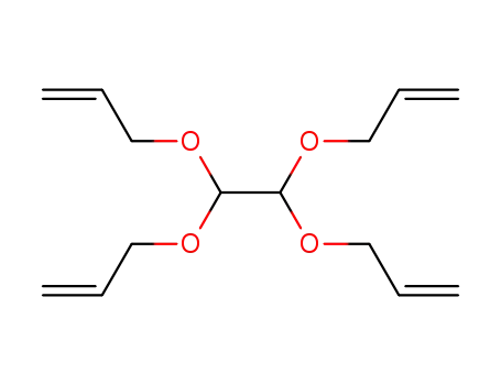 Molecular Structure of 16646-44-9 (Tetraallyloxyethane)